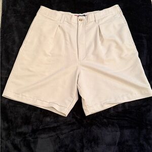 Ralph Lauren Men's Cream Flat Front Shorts